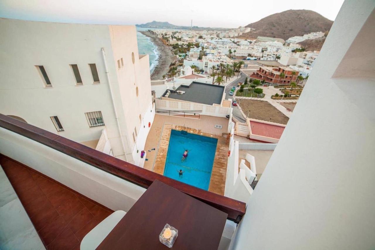 Coqueto Apartamento Con Vistas Al Mar Y Piscina Карбонерас Экстерьер фото